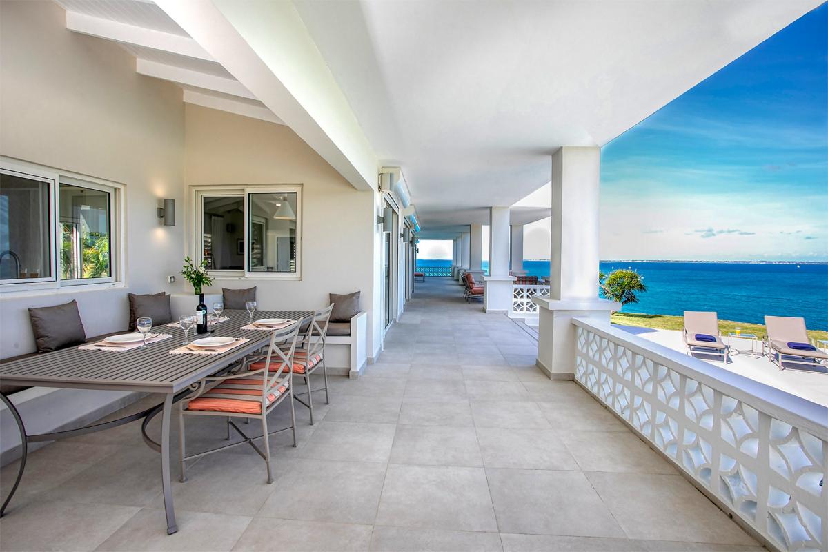 Pool villa St Martin - Dining area
